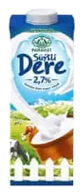 Süýtli Dere 2.7% milk carton